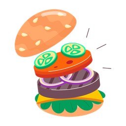 Beef Burger  Icon