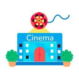 Cinema Building  Icon