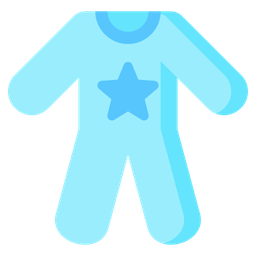 Babykleidung  Symbol