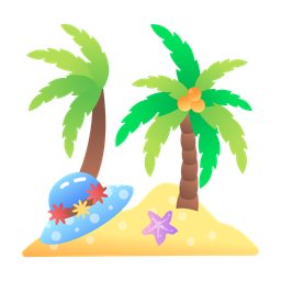 Beach Trees  Icon