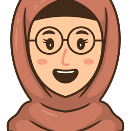 Fille hijab  Icône