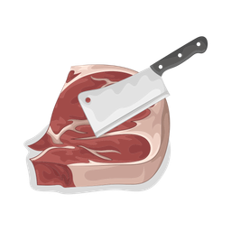 Cutting meat  Icon