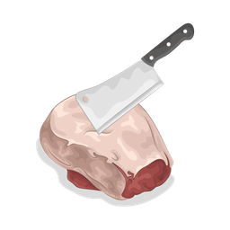 Cutting meat  Icon