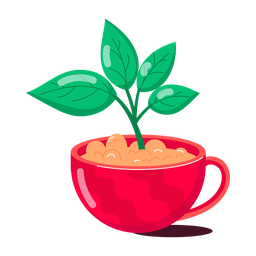 Cup Gardening  Icon