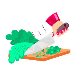 Chopping Leaves  Icon