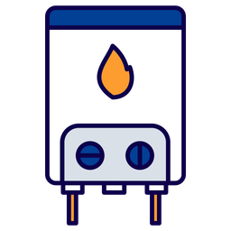 Chauffage à gaz  Icône