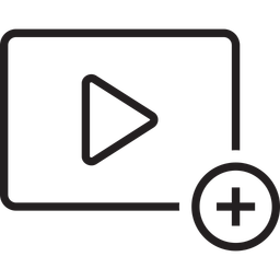 Adicionar vídeo  Ícone