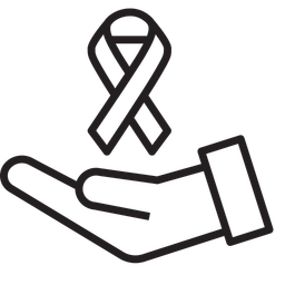 Hand Ribbon  Icon