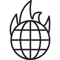 Globales Feuer  Symbol