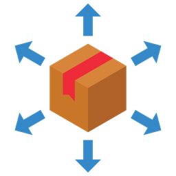 Distribuição  Ícone