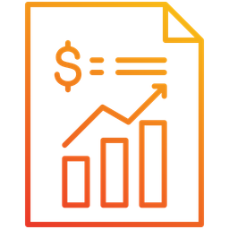 Relatório financeiro  Ícone