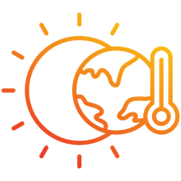 Changement climatique  Icône