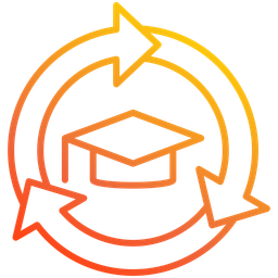 Continuous Learning  Icon