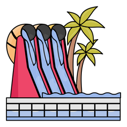 Water slides  Icon