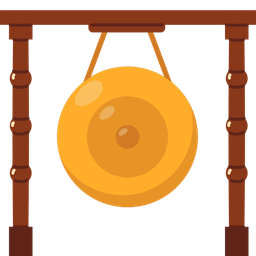 Indonesian Traditional Music Gong  Icon