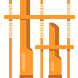 Indonesian Traditional Music Angklung  Icon