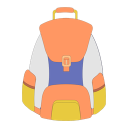 School Backpack  Icon