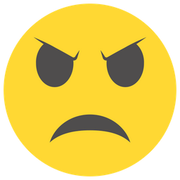 Angry Face  Icon