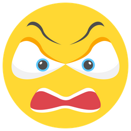 Angry Face  Icon