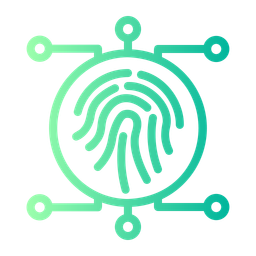 Biometric recognition  Icon