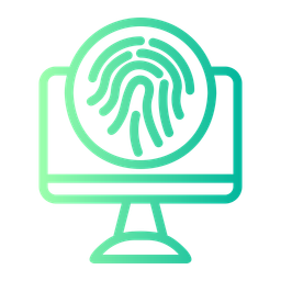 Biometric recognition  Icon