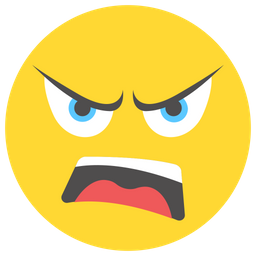 Angry Face  Icon