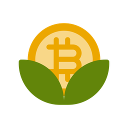 Bitcoin-Blatt  Symbol