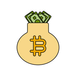 Bitcoin-Tasche  Symbol