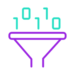Data filtering  Icon