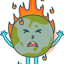 Fire Earth Character  Icon