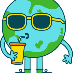 Drink Juice Earth Character  Icon