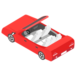 Convertible Car  Icon