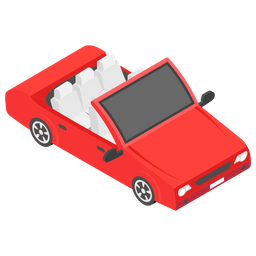 Convertible Car  Icon