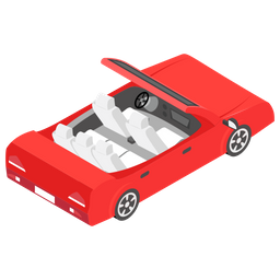 Convertible Car  Icon