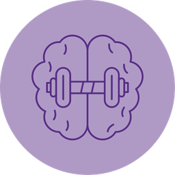 Forme physique du cerveau  Icône