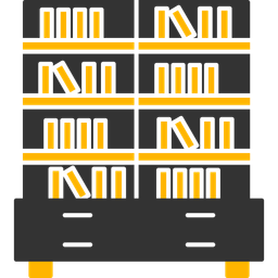 Bücherregal  Symbol