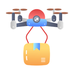 Drohnenlieferung  Symbol