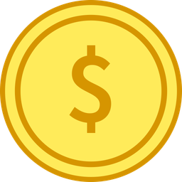 Dollar Coin  Icon