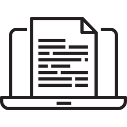 Werbetexten  Symbol