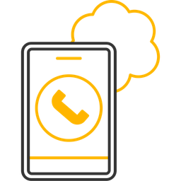 Cloud Based Calling  Icon