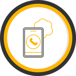 Cloud Based Calling  Icon