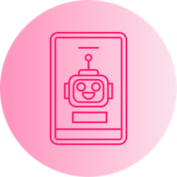 Du hast einen Chatbot  Symbol