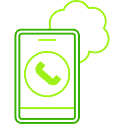 Cloud Based Calling  Icon