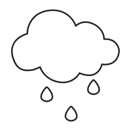 Rainy Cloud  Icon