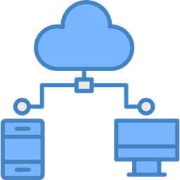 클라우드 컴퓨팅  아이콘