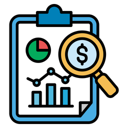 Investigación financiera  Icono