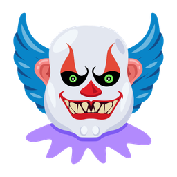 Clown-Charakter  Symbol