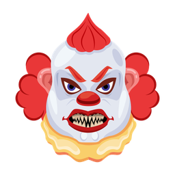 Clown-Charakter  Symbol