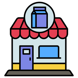 Milk shop  Icon