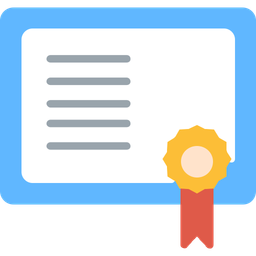 Certificate  Icon